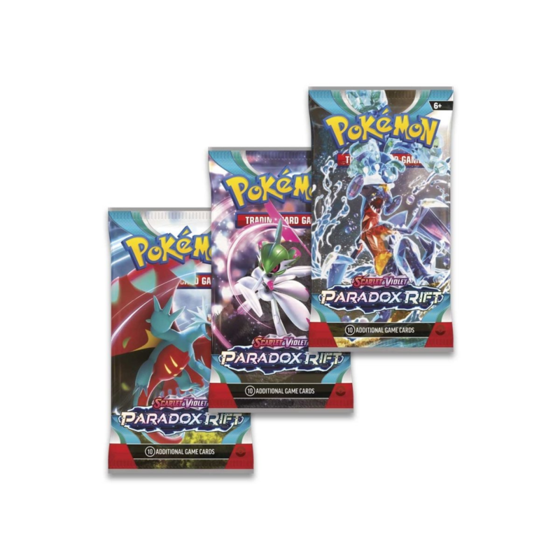 Scarlet & Violet-Paradox Rift 3 Booster Packs & Cetitan Promo Card - Image 2