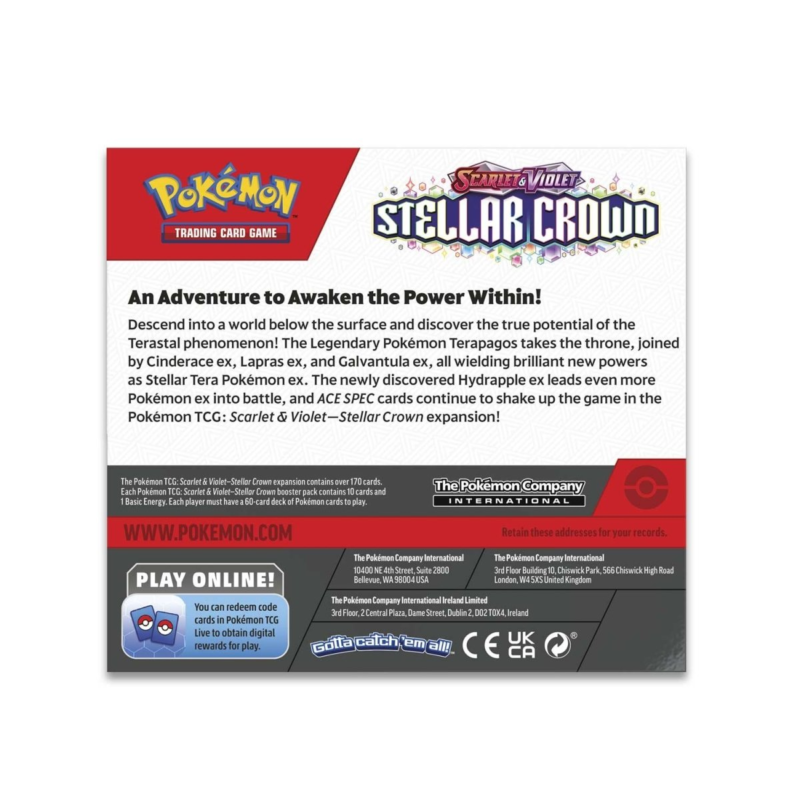 Scarlet & Violet-Stellar Crown Booster Display Box (36 Packs) - Image 3