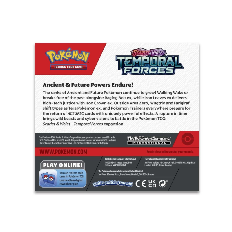 Scarlet & Violet-Temporal Forces Booster Display Box (36 Packs) - Image 3